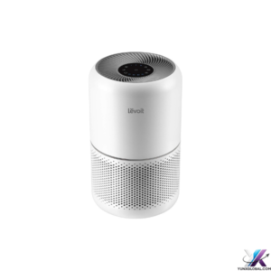 LEVOIT Air Purifier for Home Allergies Pet Hair in Bedroom, Covers Up to 1073 ft² by 56W High Torque Motor, AHAM VERIFIDE, 3-in-1 Filter with HEPA Sleep Mode, Remove Dust Smoke Odor, Core300-P, White