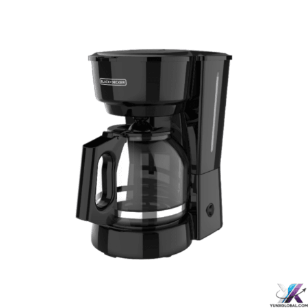 BLACK+DECKER 12-Cup Coffee Maker with Easy On/Off Switch, Easy Pour, Non-Drip Carafe with Removable Filter Basket