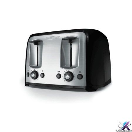 BLACK+DECKER 4-Slice Toaster, Extra Wide Slots