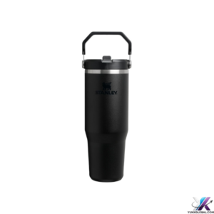 Stanley IceFlow 2.0 Flip Straw Tumbler with Handle 30 oz | Twist On Lid and Flip Up Straw | Leak Resistant Water Bottle | Insulated Stainless Steel | BPA-Free | Black 2.0